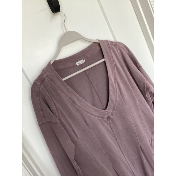 intimately free people jumpsuit All Knighter romper long sleeve oversized xs - Picture 4 of 12